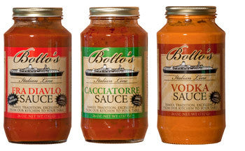 Botto's Homemade Specialty Sauces 5 Jars